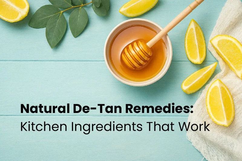 Natural De-Tan Remedies: How to Remove Tan at Home Fast